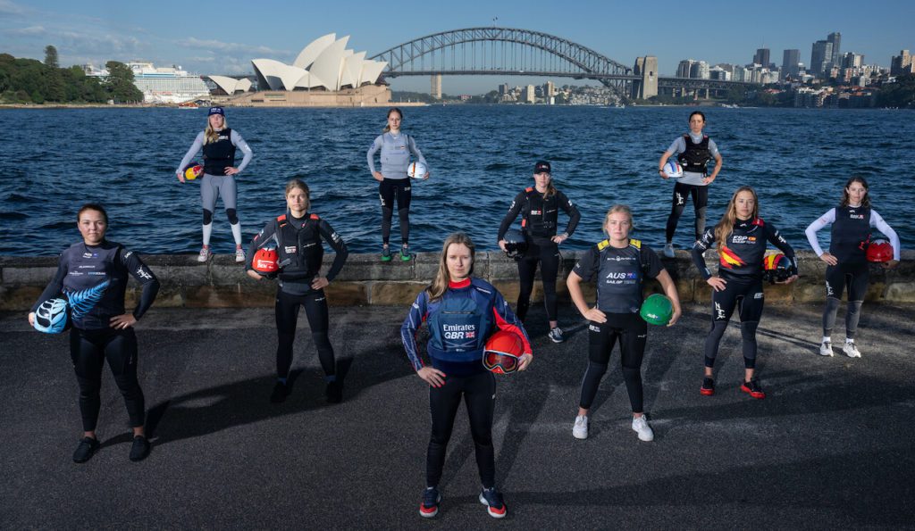 Female Athlete Showcasing the SailGP Women's Pathway: Photos that capture the empowering vibe of SailGP's Women's Pathway program.